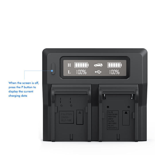 LCD Dual Charger F550/F750/F970